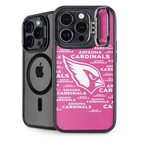 NFL Arizona Cardinals Pink Blast iPhone 16 Pro Kickstand Case